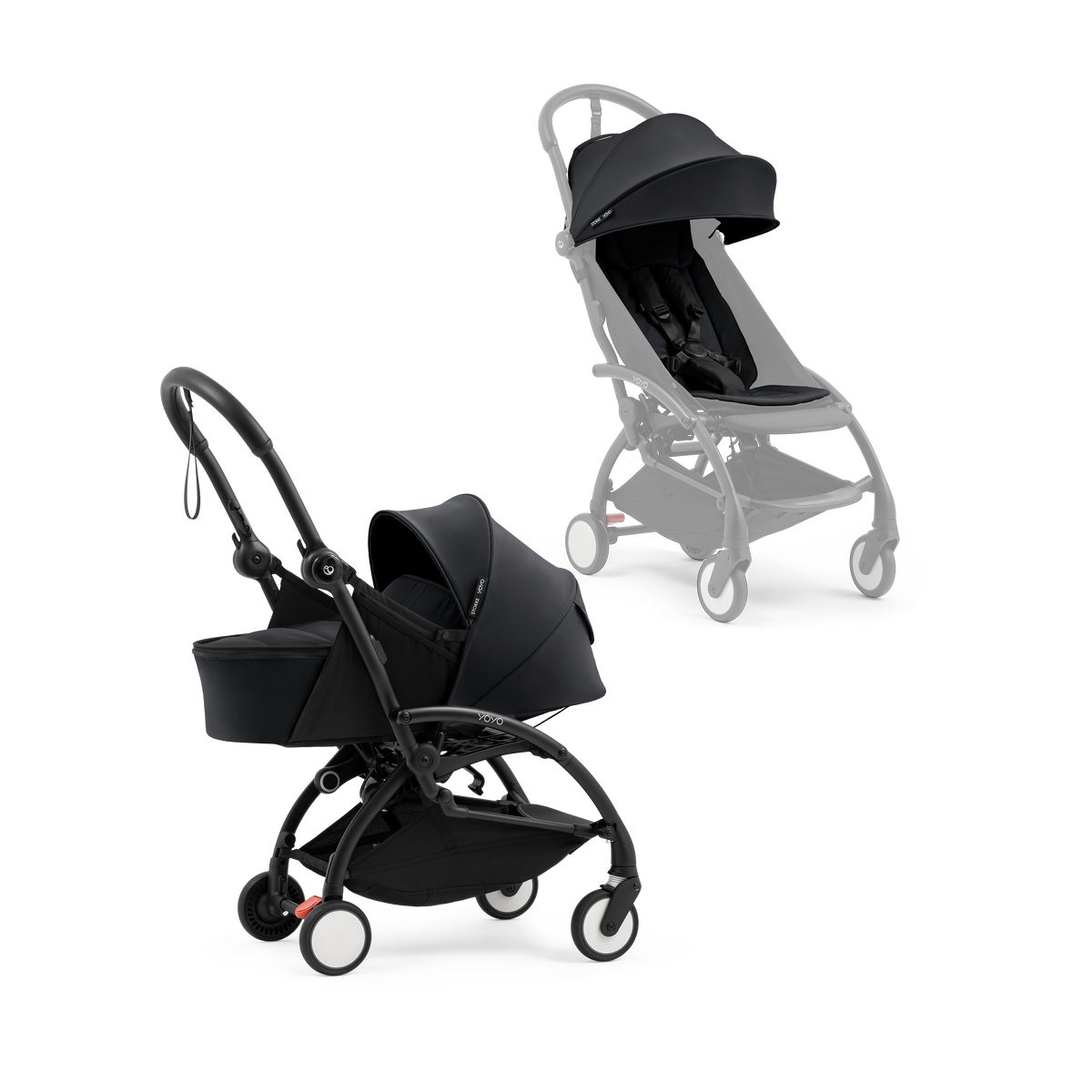 Stokke YOYO⁵ Stroller with Newborn Kit, Black - Image 1