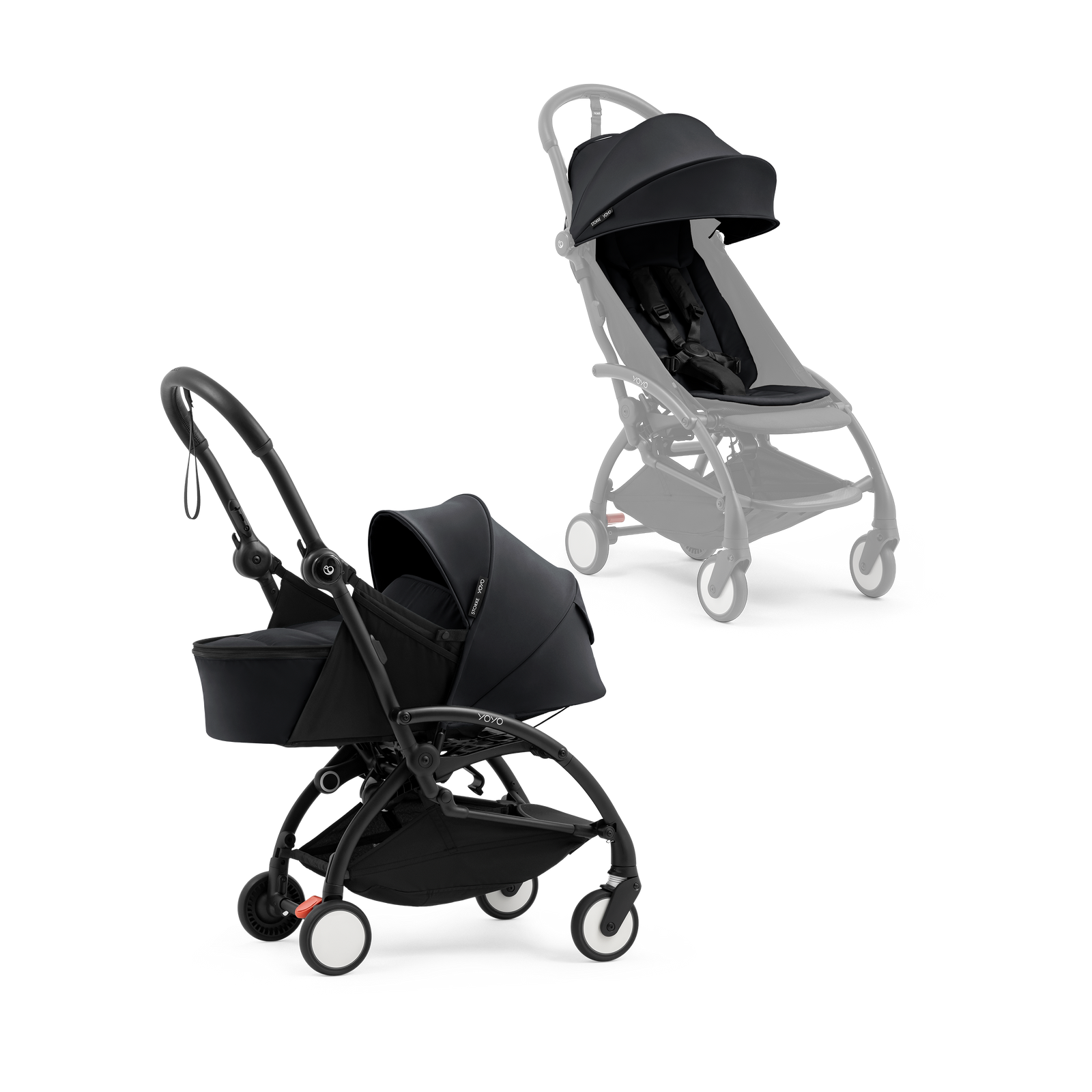 Stokke YOYO⁵ Stroller with Newborn Kit, Black - Image 1
